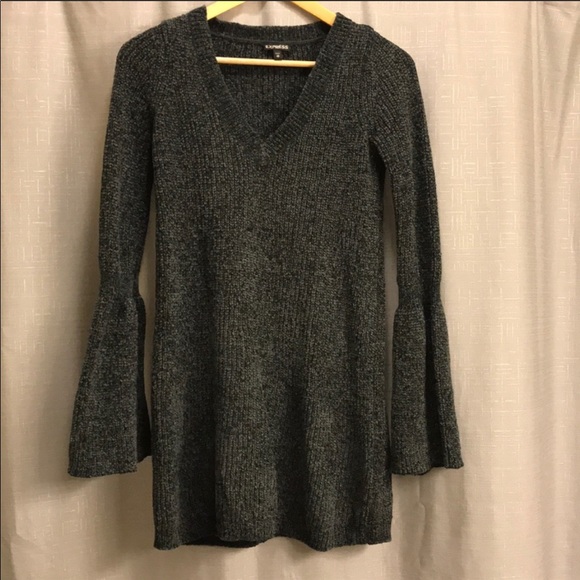 express chenille sweater dress